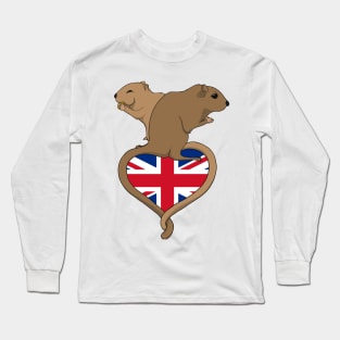 Gerbil United Kingdom (light) Long Sleeve T-Shirt